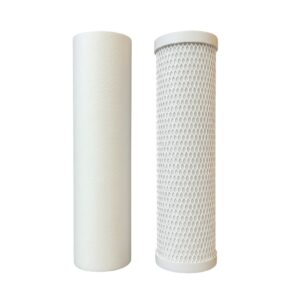 Dual 10”x2.5” Filter Pack includes Sediment and CTO Carbon Filter