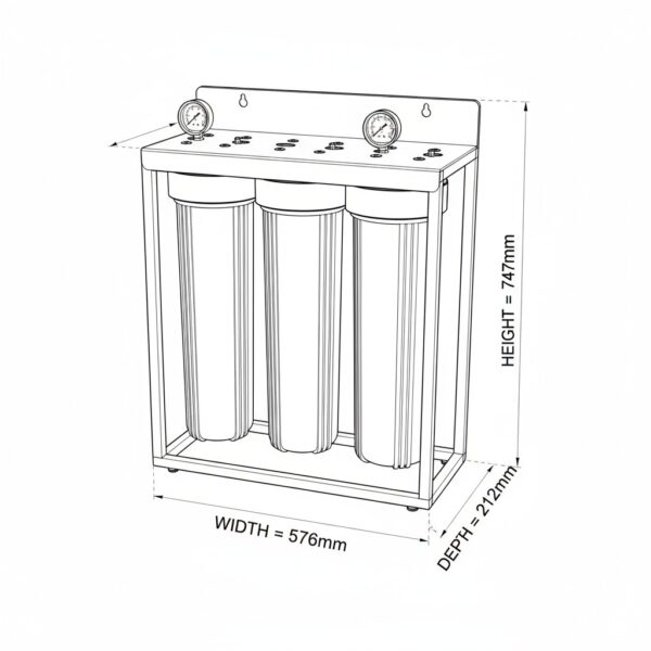 Standard 3 Stage Whole House Filtration - Image 4