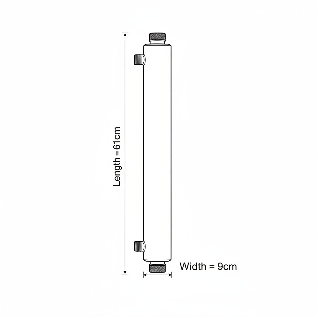 HFS TRIPLE RAINWATER SYSTEMS + 20"x 4.5"+ UV LIGHT NANO SILVER - Image 5